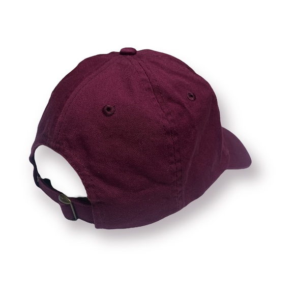 Maroon - Bad and Boozie Embroidered 6 Panel Baseball dad cap - Picture 3 of 3